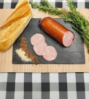 La ferme Grandvillain - Saucisson ail fume - 1 x 200g