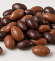 La confiserie d’antan 100% bio - Amandes enrobées chocolats assortiments - vrac 500 gr
