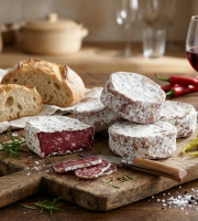 Charcuterie Aubard - Lot de 3 Saucissons "Pavé au piment d'espelette"