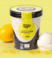 Mademoiselle Fayel - Crème Glacée Douceur de lait zeste de citron de sicile   - 100% Bio 500ml