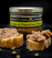 La Ferme du Luguen - Terrine de canard au poivre vert 180g