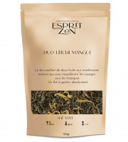 Esprit Zen - Thé Vert "Duo Litchi Mangue" - litchi - mangue - Sachet 100g