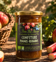 Pom Bio Berger - Confiture Pommes-Rhubarbes bio