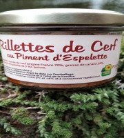 La Ferme de l'Etang - Rillettes de cerf au piment d'Espelette