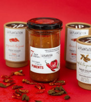 Sept Collines - Sauce Tomate et Trio de Piments - 240 g (sauce pour pâtes)