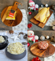 Maison Lascours - Menu Festif Poularde farce Truffée - 4 Personnes