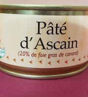 Le Confit d'Ascain - Pâté D'ascain, 20% de foie gras de canard