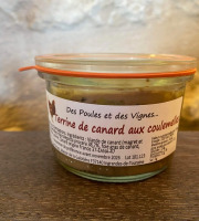 Des Poules et des Vignes à Bourgueil - Terrine de canard aux coulemelles