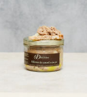 La ferme Descoubet - 10 pots de Rillettes de Canard au Foie Gras (200g X 10)