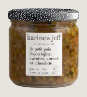 Karine & Jeff - Petit pois façon tajine, carottes, abricot et ciboulette 6x320g