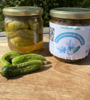Ferme Sinsac - Cornichons fins du Périgord vert en pot de 400 grs
