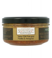 Maison PAPILLON - Artisan depuis 1955 - Terrine 50% Foie-Gras Morilles et Armagnac 110g