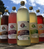 TK Bio - The Kefir et Kombucha Compagnie - Pack Kéfir de fruits  3 x 1 litre BIO