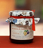 Les Perles Rouges - Confiture Extra Aux Prunes De Damas (quetsche)