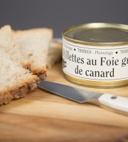 Ferme de Pleinefage - Rillettes Au Foie Gras De Canard - Boite de 190g X10