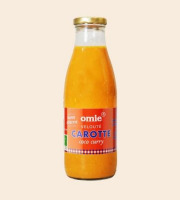 Omie - Velouté carottes coco curry bio - carottes françaises issues d'une filière équitable - 75 cl