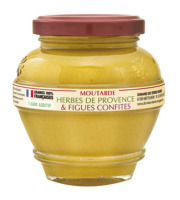 Domaine des Terres Rouges - Moutarde aux Herbes de Provence et aux Figues Confites 55 g