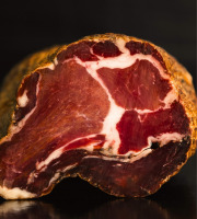 Thierry Salas, fumage artisanal - Coppa de porc noir séchée et fumée - Tranchée sous vide - 100 G