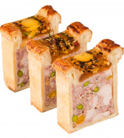 Ferme de Vertessec - [Précommande] Pâté en croûte champenois (champagne, morilles) 1X250G
