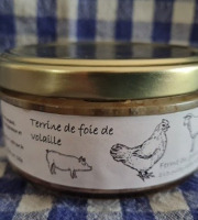Ferme du Groin à L’Airbe - Terrine de foies de volailles 180g