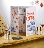 Les Oenocalendriers by e-tasting - [Précommande] Calendrier de l'Avent Vins et Saucissons "Les Bons Vivants"