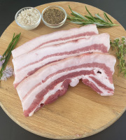 Mas de Monille - poitrine fraîche 500g Porc noir Gascon