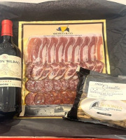 IBERICO & CO - Kit Apéro - Charcuterie mix ibérique bellota & Vin rouge
