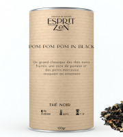 Esprit Zen - Thé Noir "Pom Pom Pom in Black" - pomme - Boite 100g