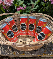 L'Eurélienne - Brasserie de Chandres - Pack 6 canettes de THE PETILLANT saveur fraise 33cL Apick!