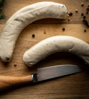 Charcuterie Bobosse - Boudin blanc foie de canard trompette 130g x2