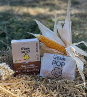 Grain Pop - Maïs à Popcorn saveur Barbecue - 10 étuis