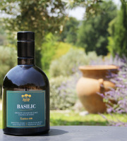 Moulin à huile Bastide du Laval - Huile d'olive Basilic bouteille 50cl