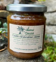 L’Oliveraie du Coudon - Confit de Clémentine-Citron 390Gr