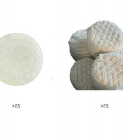 La Ferme du Val Vermand - Fromage de chèvre x50 : frais 25 et demi-affinés 25