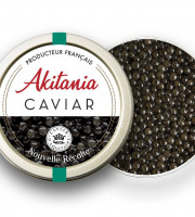 Akitania, Caviar d'Aquitaine - Lot de 10 boites de Caviar d'Aquitaine Nouvelle Récolte 10G