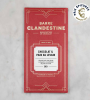 Barre Clandestine - Chocolat et pain au levain - Prix Épicures Bronze - bean to bar