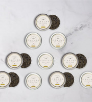 Caviar de l'Isle - Caviar Osciètre Français Lot de 10 boîtes de 30g