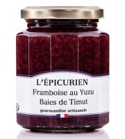 L'Epicurien - Framboise au Yuzu et Baies de Timut - L’alliance subtile entre fruit et épices