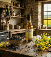 Huilerie d'Auron - Huile vierge de colza - Origine France - 0,5L