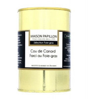 Maison PAPILLON - Artisan depuis 1955 - Cou de Canard Farci au Foie Gras de Canard 400g