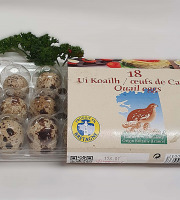 Ferme de la Paumerais - OEUFS FRAIS DE CAILLE - Boite de 18 œufs - (x2)