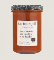 Karine & Jeff - Sauce tomate aux carottes et au basilic 6x200g