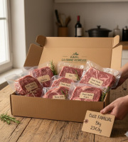 La Ferme Heureuse - Colis Bœuf Angus FAMILIAL - 5 kg (Petit Format)