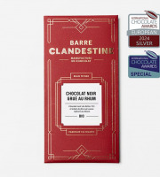 Barre Clandestine - Tablette de chocolat noir, grué au rhum - bean to bar