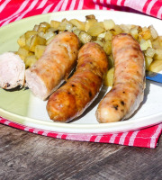 Atelier Pierre Sajous - 3 Saucisses de jambon confites (280g minimum)