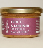 Pisciculture du Ciron - Truite À Tartiner Au Pruneau & À L'armagnac 90g x 12