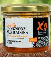 XO Gourmet - Confit d'oignons aux raisins et au cognac 90g