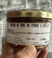 La ferme de Javy - terrine de porc au piment d espelette