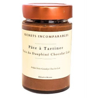 Secrets Incomparables - Pâte à Tartiner Noix du Dauphiné AOP Chocolat Lait 100g