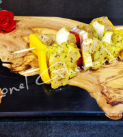 Boucherie Charcuterie Traiteur Lionel Ghérardi - Brochette de Dinde marinée thym/citron x 2